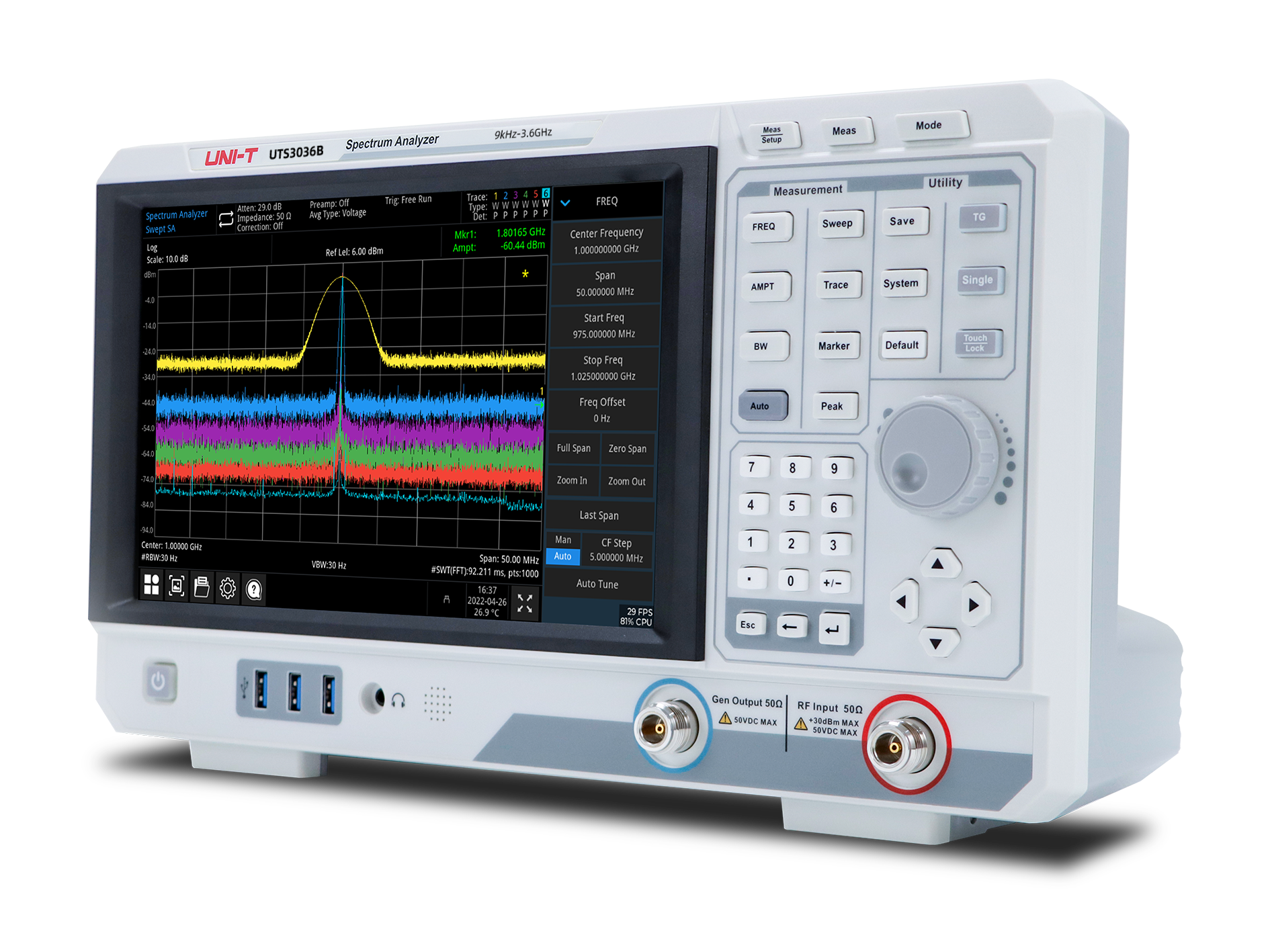 UNI-T UTS3084T Spektrumanalysator