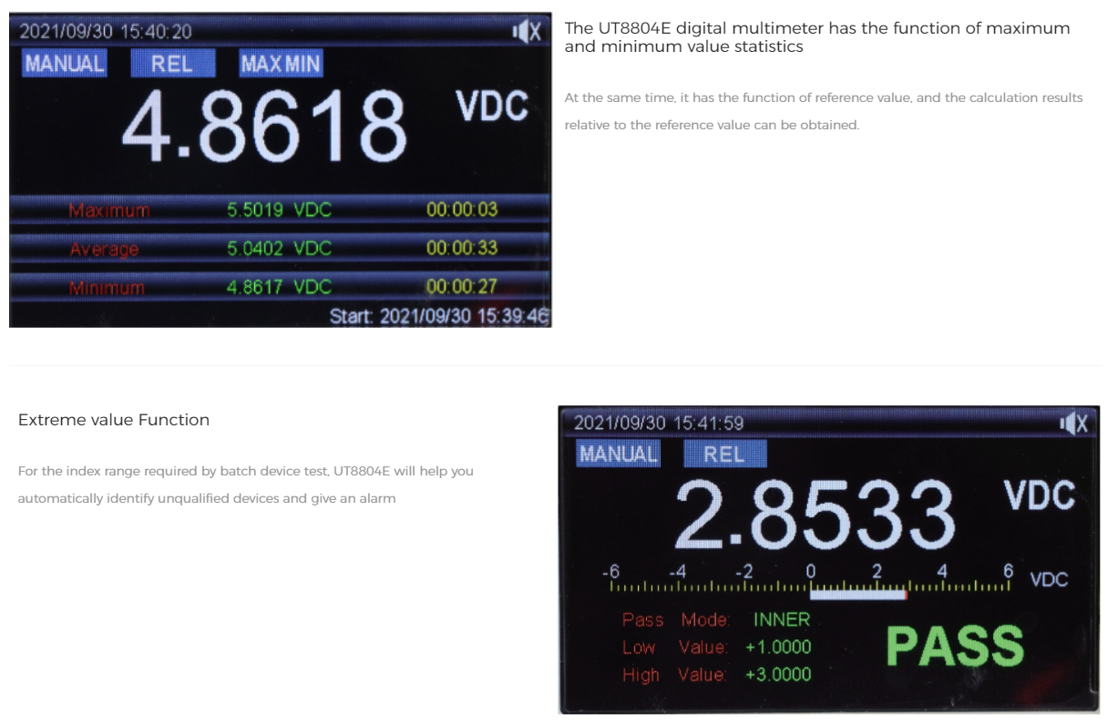 UNI-T UT8804E Tischmultimeter