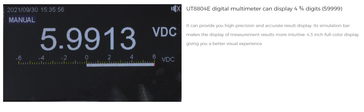 UNI-T UT8804E Tischmultimeter