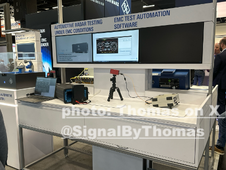 Testing Automotive Radar in an EMC Storm: What Happens When 77 GHz Meets Interference