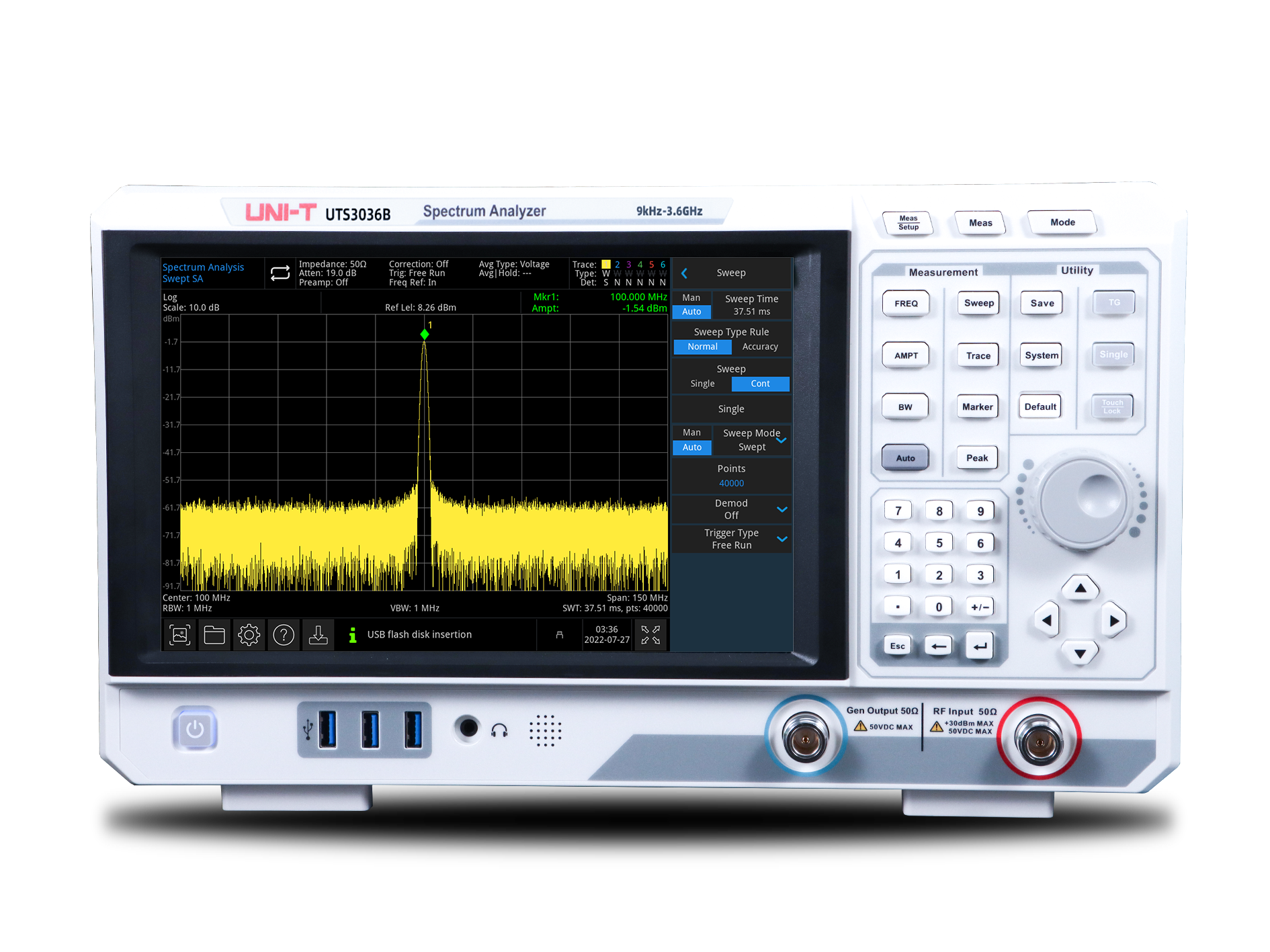 UNI-T UTS3084T Spektrumanalysator