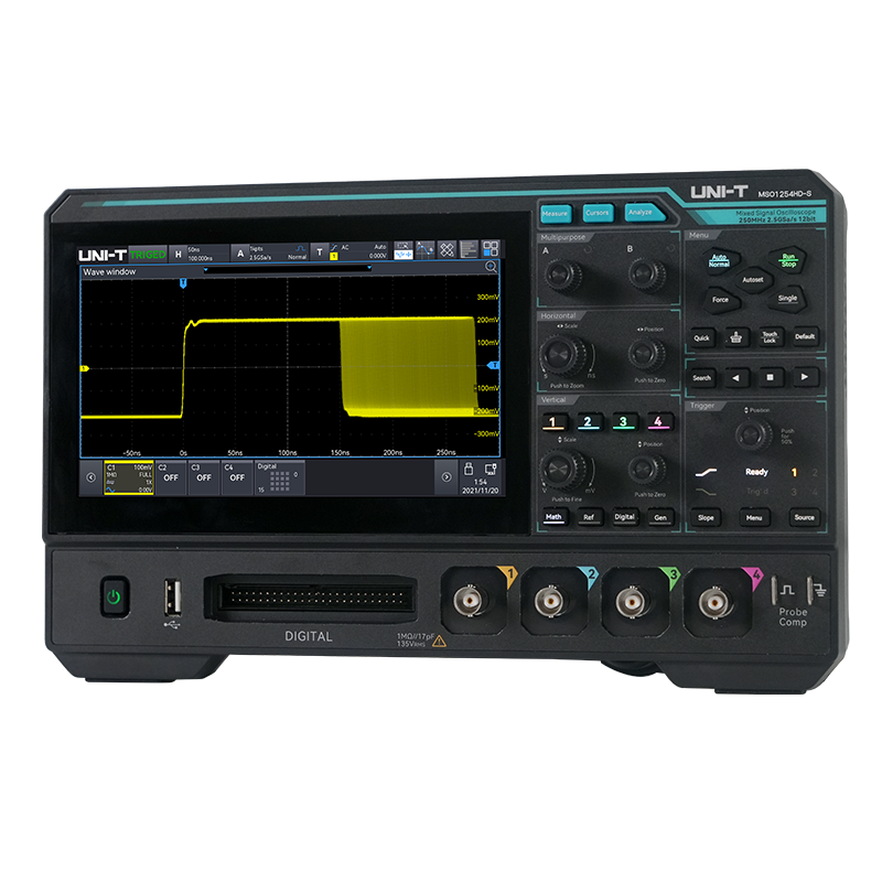 UNI-T MSO1154HD high-resolution oscilloscope