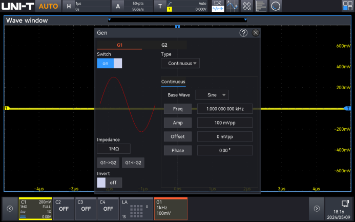 UNI-T MSO2000X-AWG 