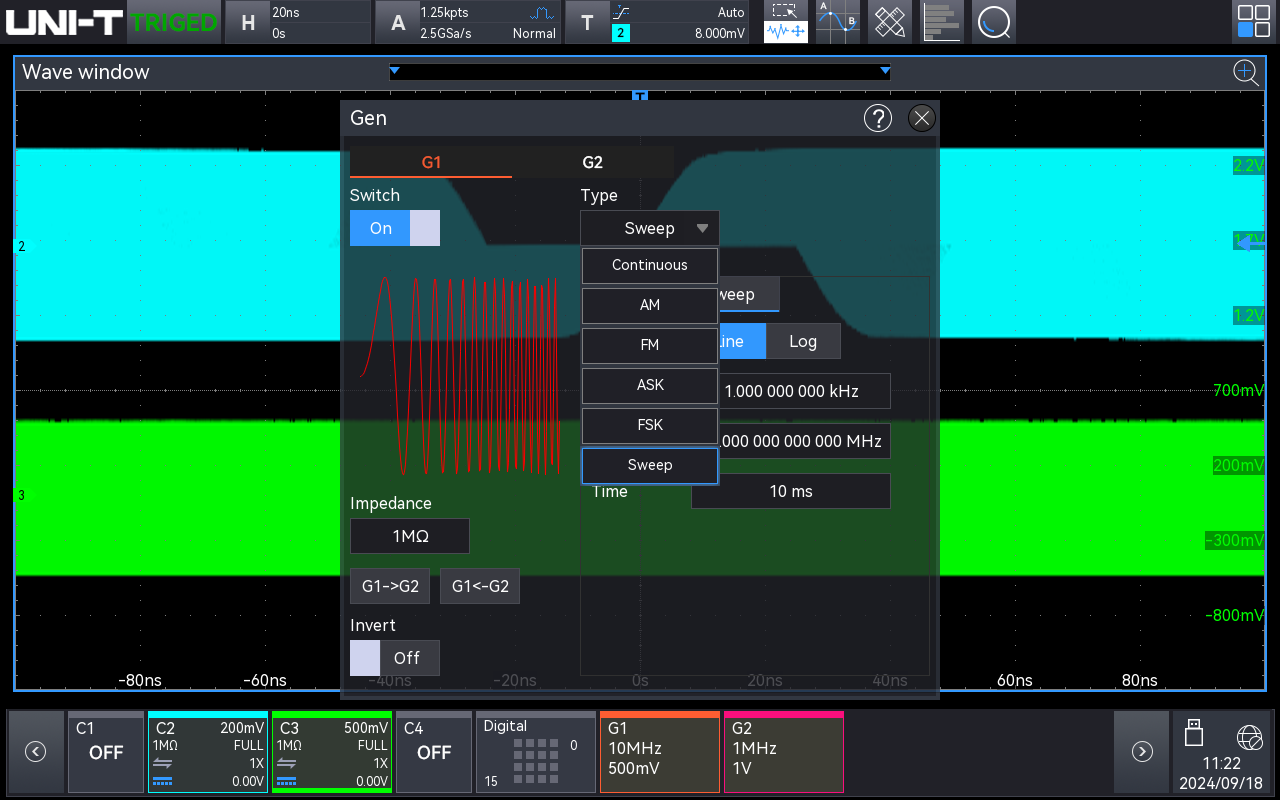 UNI-T MSO3000HD-AWG 