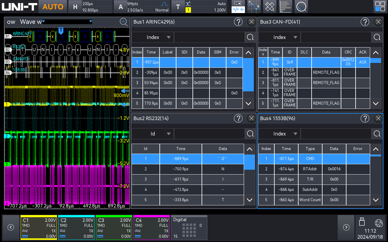 UNI-T MSO5000HD-BND