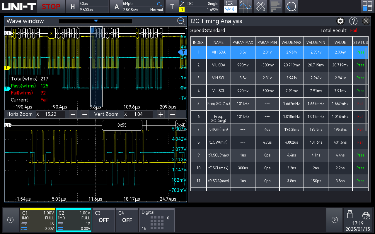 UNI-T MSO5000HD-TIMING