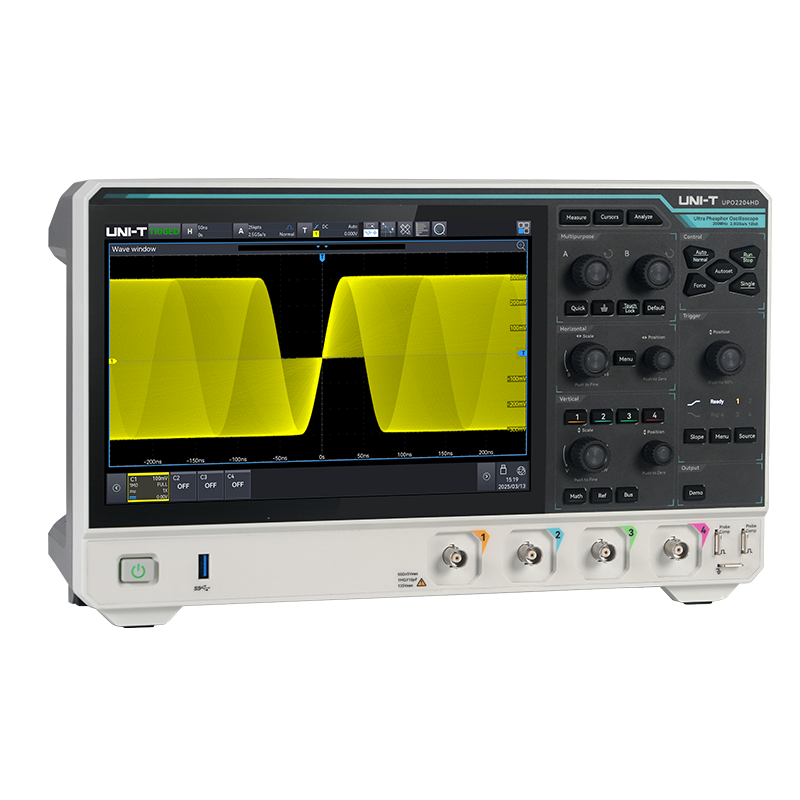 UNI-T UPO2072HD high-resolution oscilloscope