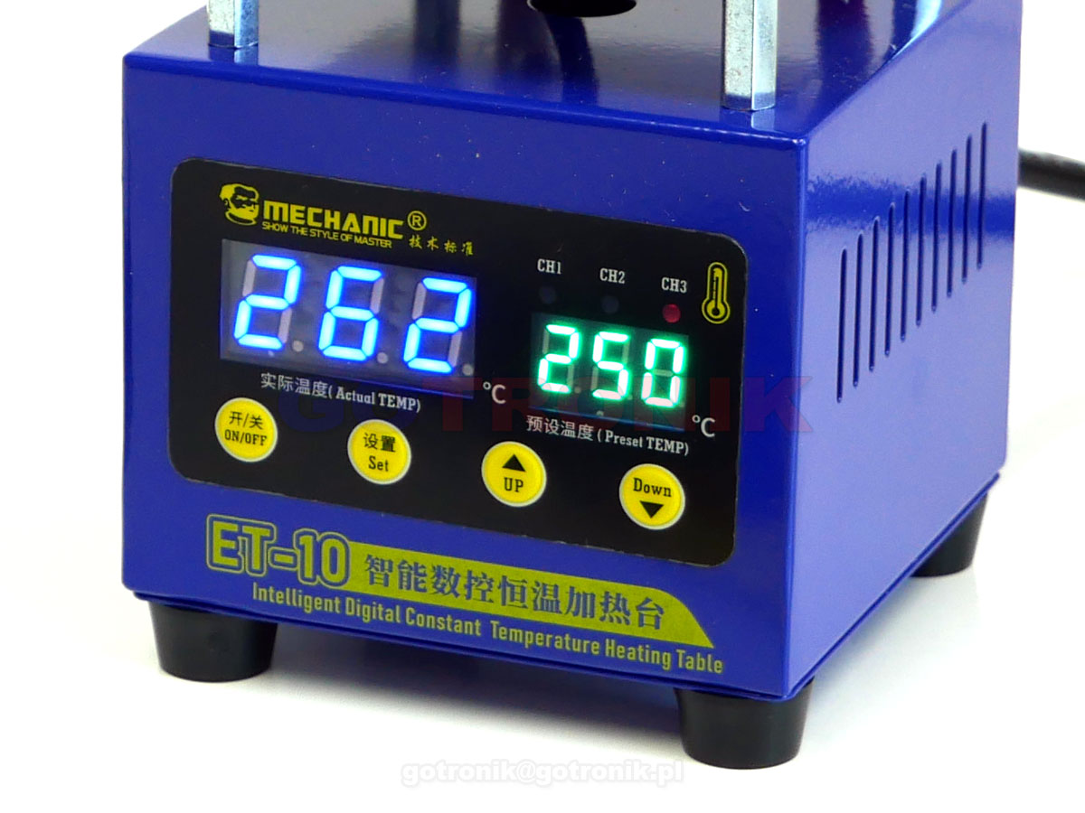 Vorheizer ET-10 Mechanisch für PCB-Elektronik