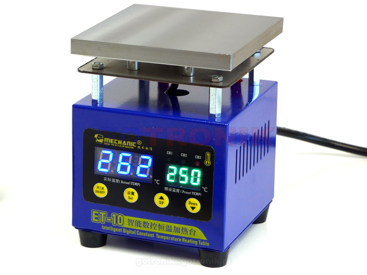 Vorheizer ET-10 Mechanisch für PCB-Elektronik